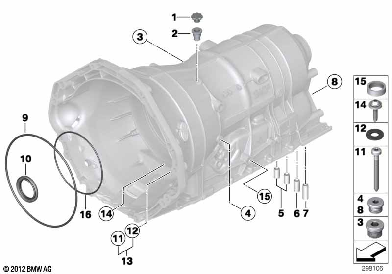 GA6HP26Z housing with mounting parts