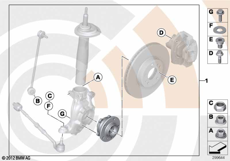 Kit, wheel bearing, front / Value Line