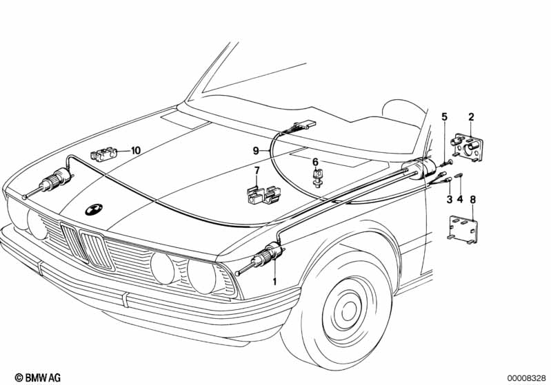 Genuine BMW 63121372883 E28 Plate (Inc. M5, 524td & 524d) | ML Performance EU Car Parts