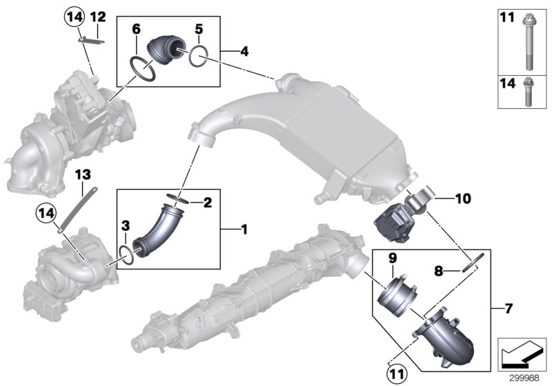 Genuine BMW 11618515790 F11 E70 G06 Gasket, Throttle Body (Inc. X7 M50dX, X5 M50dX & M550dX) | ML Performance UK Car Parts