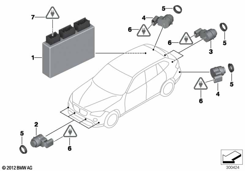 / 2012/ Connects2/ POSACENERE per BMW Serie 3/ 2005/