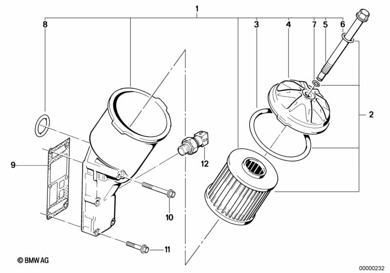 Lubrication system-Oil filter
