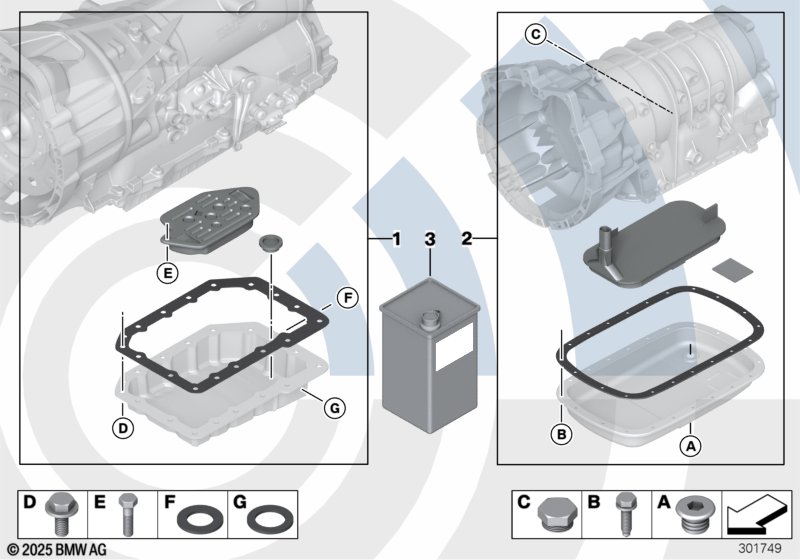 Fluid-change kit, autom. transmission