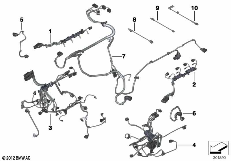 Engine wiring harness