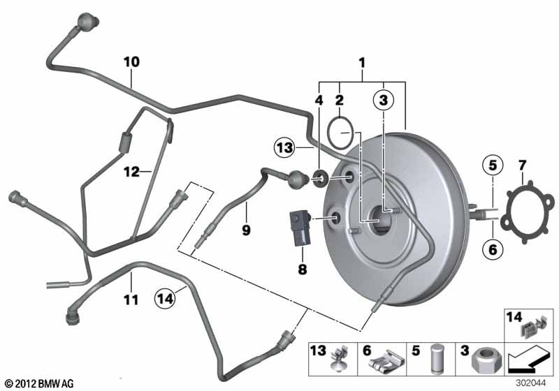 Genuine BMW 11667645464 Clip (Inc. Cooper ALL4, Cooper S ALL4 & JCW ALL4) | ML Performance UK Car Parts