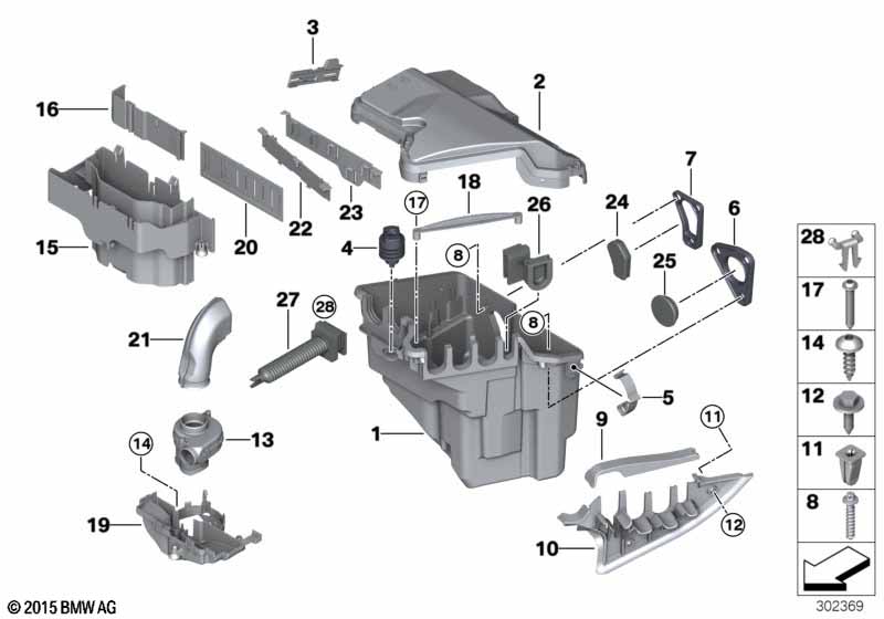 Genuine BMW 12907553969 F15 E70 F16 Bottom Part, E-Box (Inc. X5 3.5d, X6 40dX & X5 M) | ML Performance UK Car Parts