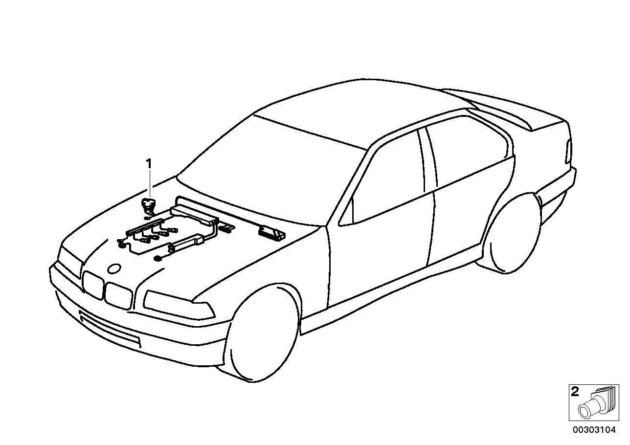 Genuine BMW 12511748890 E36 Engine Wiring Harness Dme+Asc (Inc. 325i & 325is) | ML Performance US Car Parts