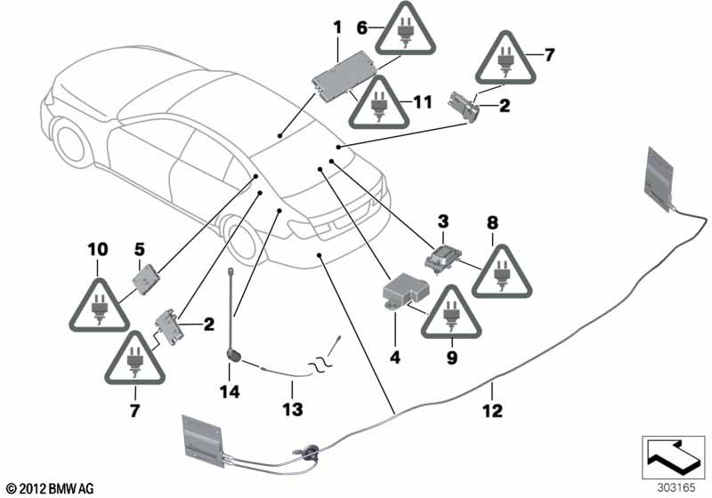 Single parts f antenna-diversity