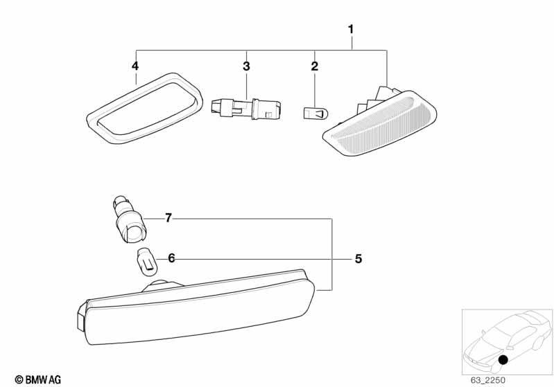 Additional lights and side marker lights