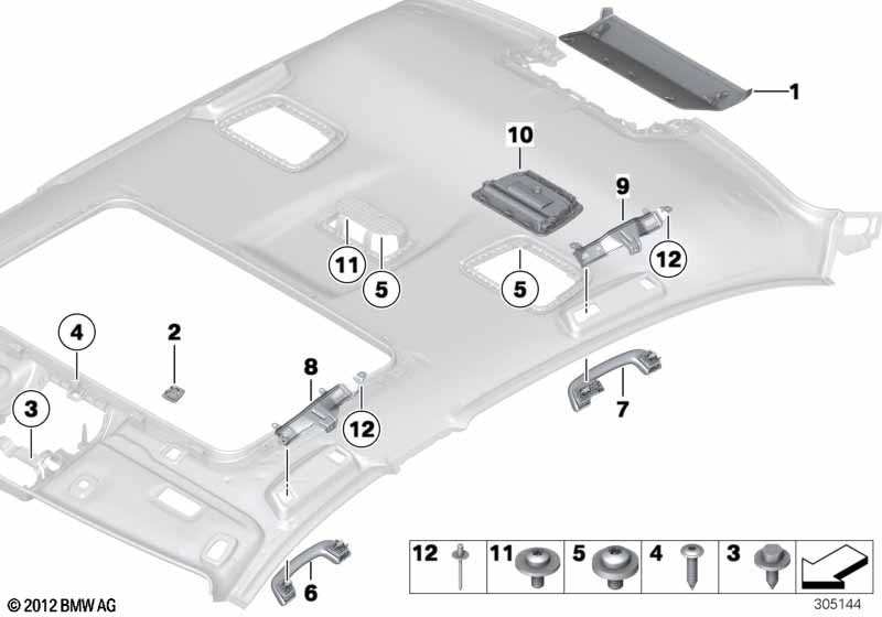 Genuine BMW 51168052689 Handle Rear Left SCHWARZ (Inc. X5) | ML Performance EU Car Parts