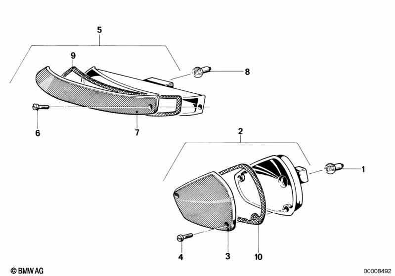 Genuine BMW 63131243227 Left Turn Indicator (Inc. R45T/N, R 75) | ML Performance UK Car Parts