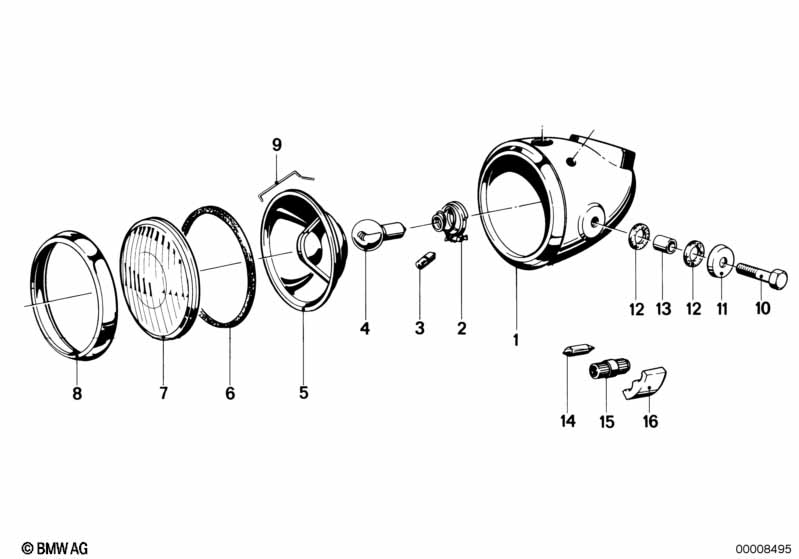 Genuine BMW 63121244378 Reinforcement (Inc. R 100 R & R60/5) | ML Performance EU Car Parts