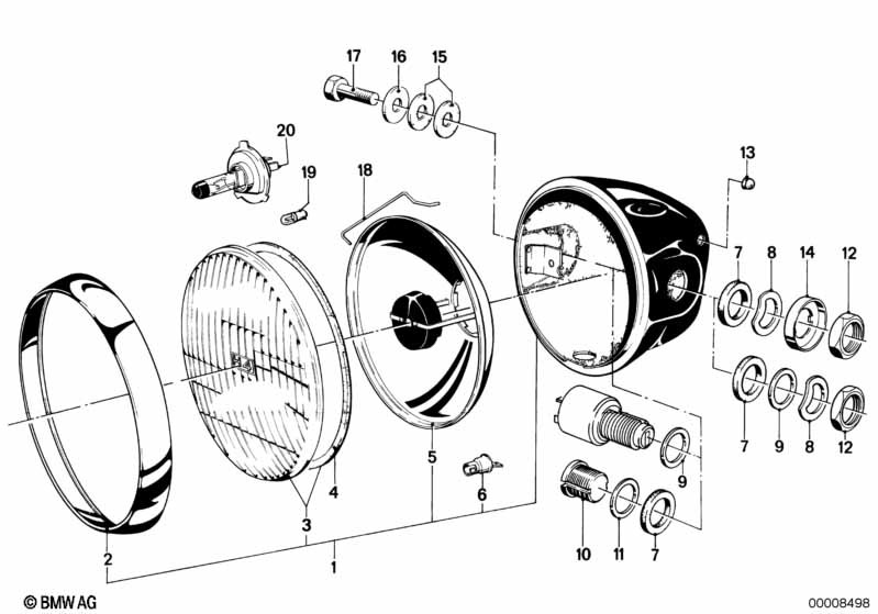 Genuine BMW 63121357504 Wave Washer 22,5 / 30 (Inc. R90S, R65T & R45) | ML Performance UK Car Parts