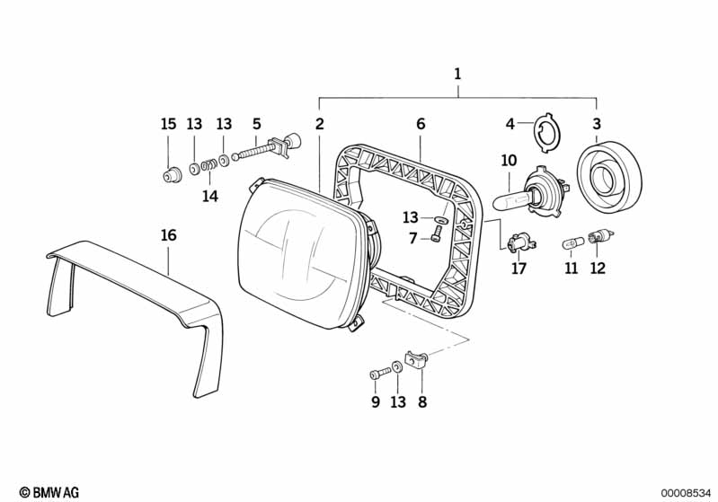 Genuine BMW 46632307345 Cover (Inc. R 100 GS) | ML Performance EU Car Parts