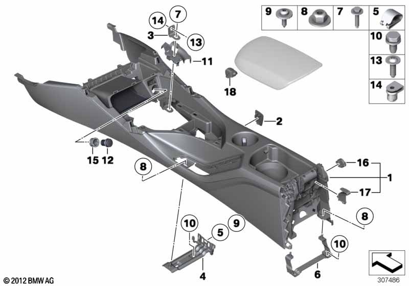 Genuine BMW 51162993638 E84 Set Of Bracket (Inc. X1 23dX, X1 28iX & X1 20iX) | ML Performance UK Car Parts