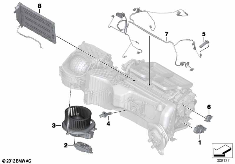 Electric parts for AC unit