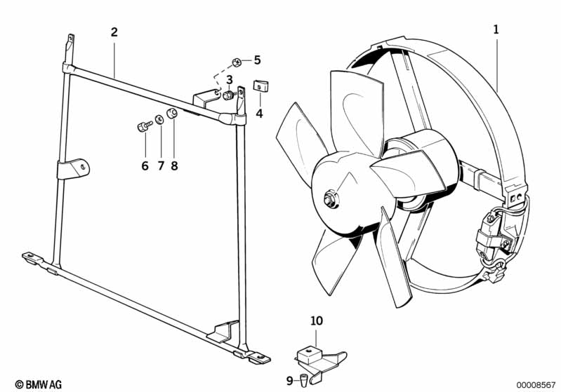 Electric additional fan