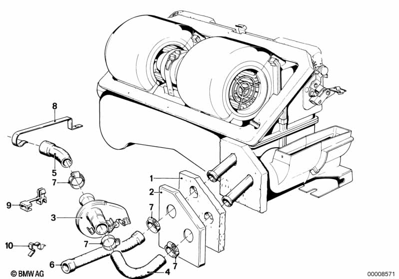 Genuine BMW 64111366669 E21 Water Valve (Inc. 315, 316 & 318i) | ML Performance UK Car Parts