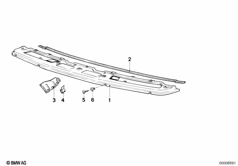 Heater closing panel