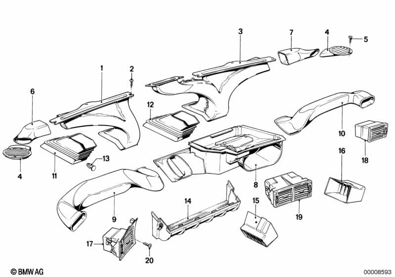 Outflow nozzles/covers