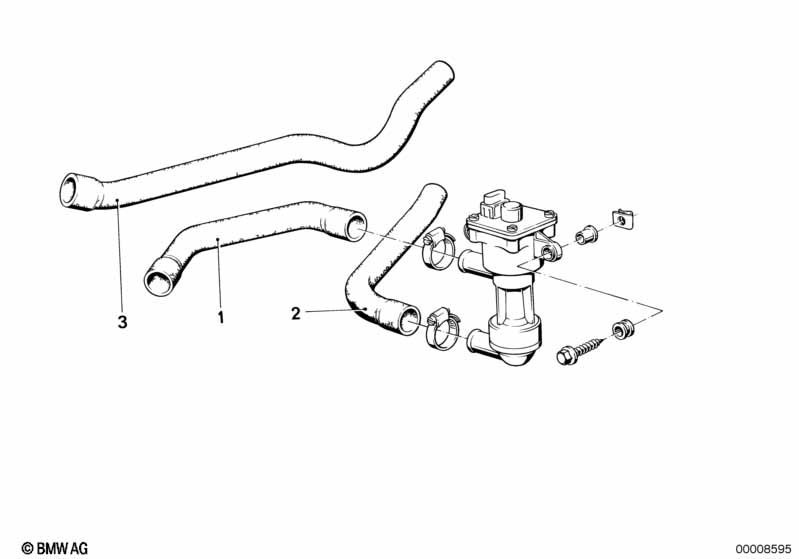 Water hose inlet/outlet