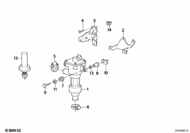 Genuine BMW 64111373191 E28 E24 Water Valve (Inc. M5, 628CSi & 528e) | ML Performance EU Car Parts
