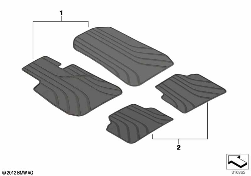 Floor mat, Allweather