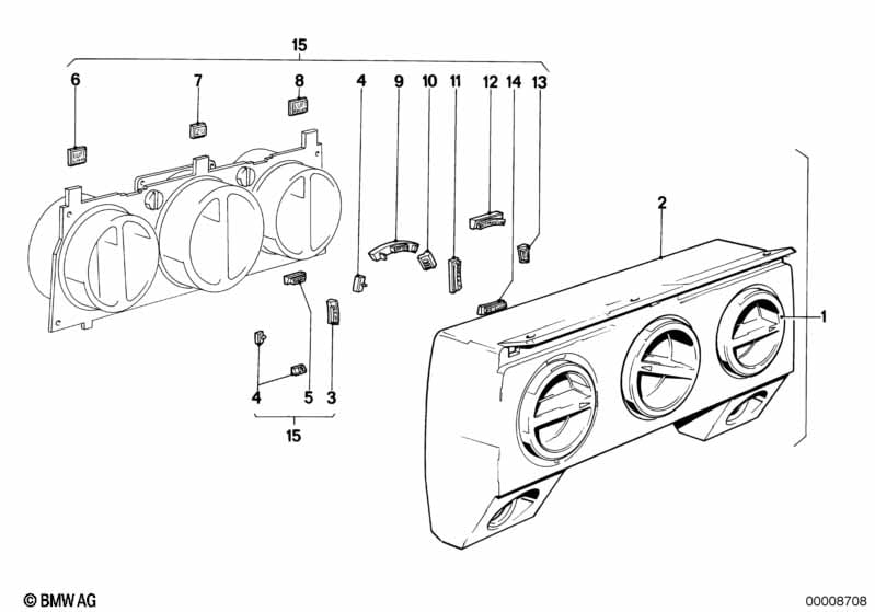 Heater control/prism