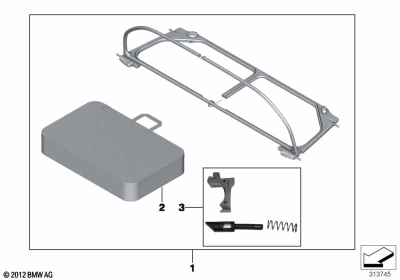 Genuine BMW 54347269437 E93 Wind Deflector (Inc. 330d, 335i & 320i) | ML Performance EU Car Parts