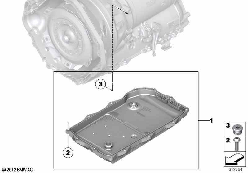 GA8HP50Z oil pan