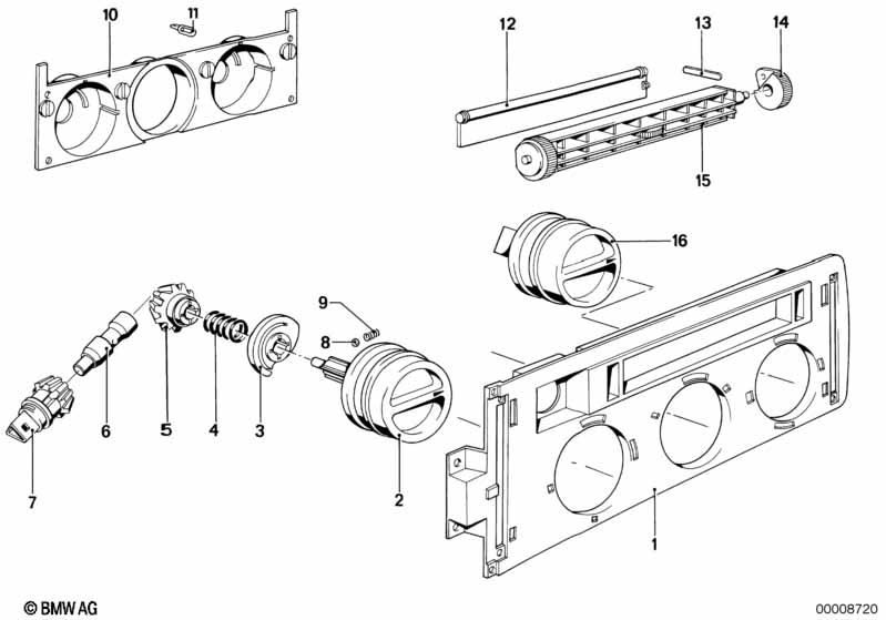 Heater control-buttons/switch