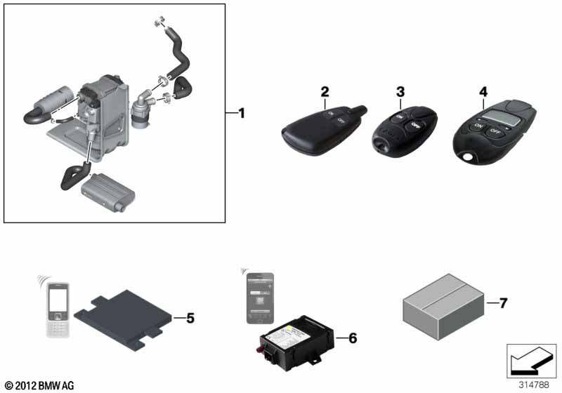 Install.kit, independent heater
