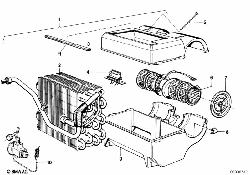 Air conditioning unit parts