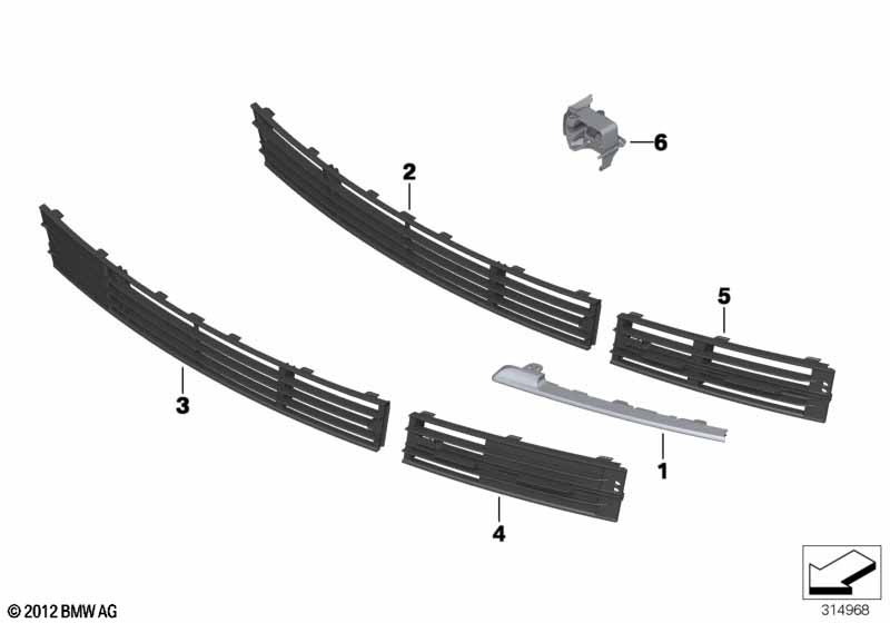 Genuine BMW 51137295356 F01 F02 Molding Right (Inc. 740Li, ALPINA B7X & ALPINA B7L) | ML Performance EU Car Parts