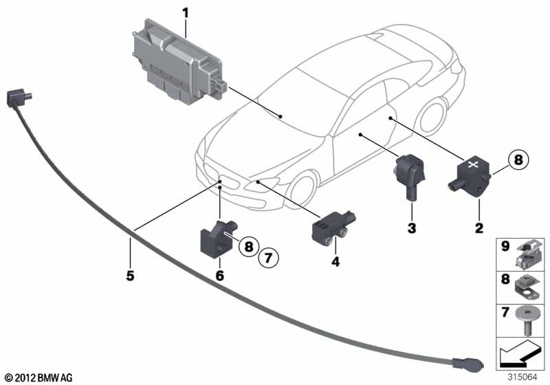 Electric parts airbag