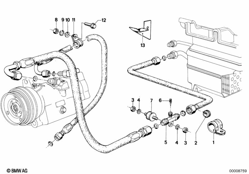 Genuine BMW 64214774144 E21 E23 E12 Rubber Grommet (Inc. 320i, 520 & 3.3L) | ML Performance EU Car Parts