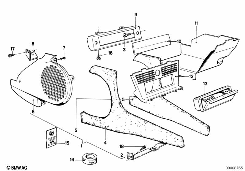 Air cond.syst.-lateral part/covering