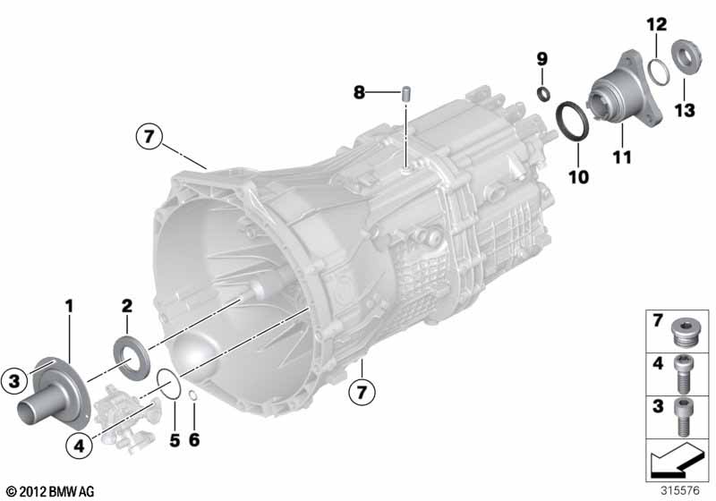GS6-45BZ/DZ Seals/gaskets/mounted parts