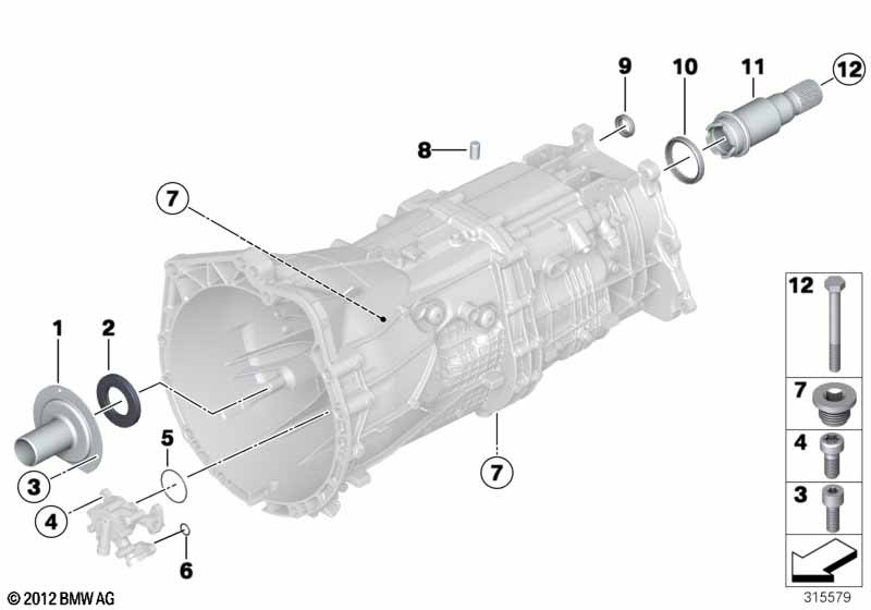 Genuine BMW 23108609418 E91 Adapter Shaft (Inc. 335iX, 335xi & 435iX) | Duco Car Parts UK Car Parts