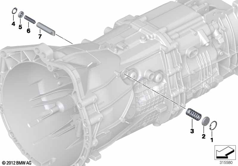 GS6X45BZ/DZ Gearshift parts
