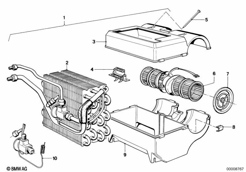 Air conditioning unit parts
