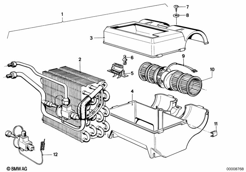 Air conditioning unit parts