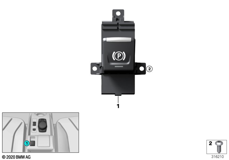 Parking brake switch