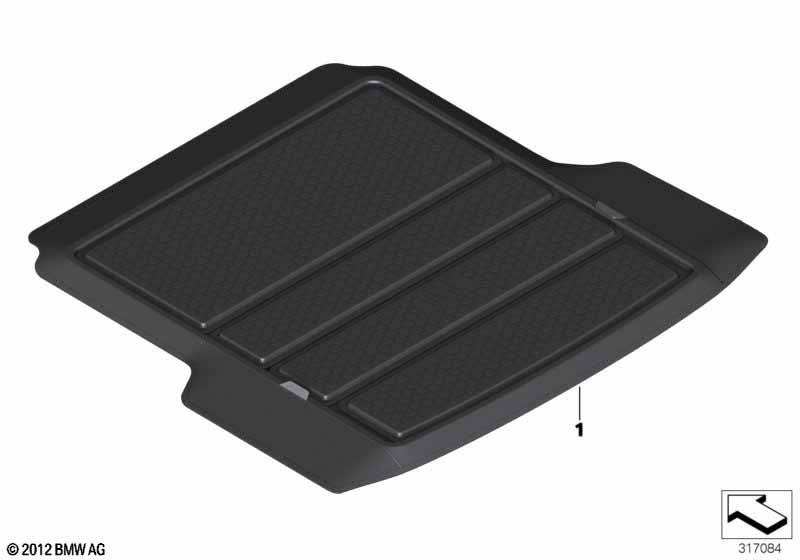 Luggage compartment organizer