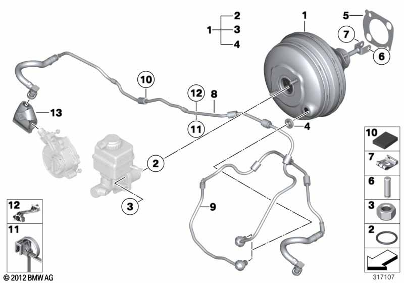 Genuine BMW 11668600421 F01 F07 F10 Heat Protection (Inc. M5, 750i & AlpinaB6) | ML Performance UK Car Parts