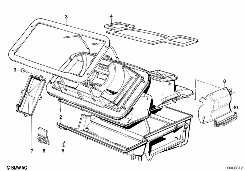 Housing parts heater/microf.instrument