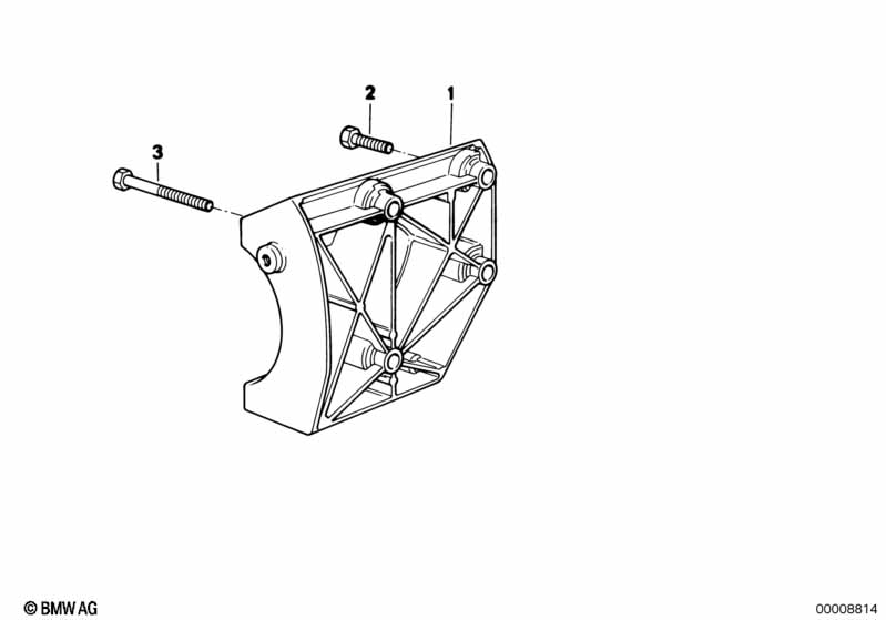 Climate compressor supporting bracket