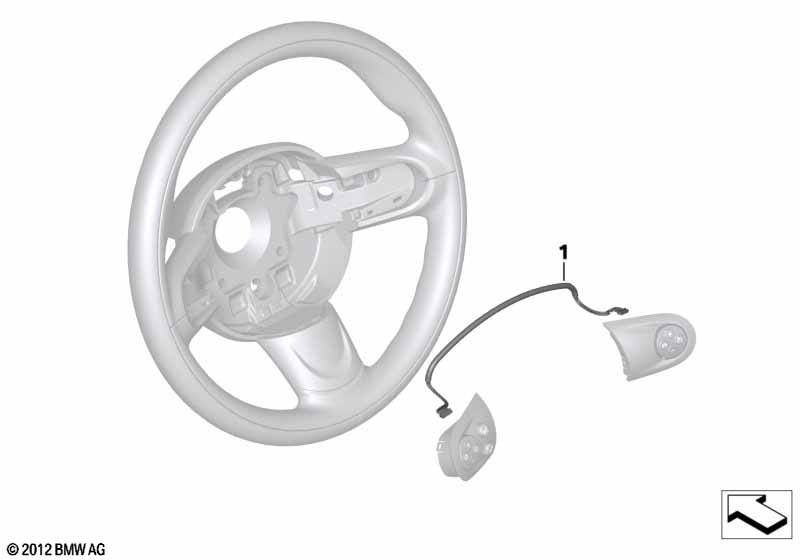 Wiring harness, multifunction / paddles