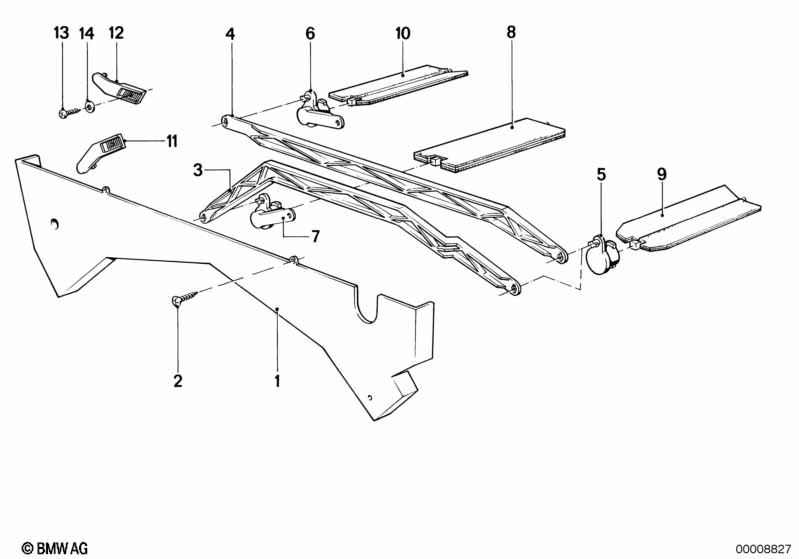 Connection rod/Flap