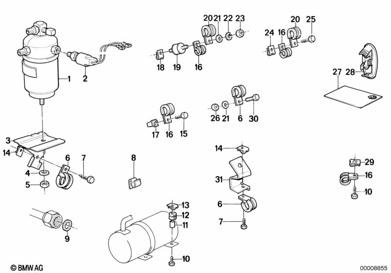 Genuine BMW 11651267085 E28 E23 Rubber Mounting (Inc. 518i, 518 & 524d) | Duco Car Parts UK Car Parts